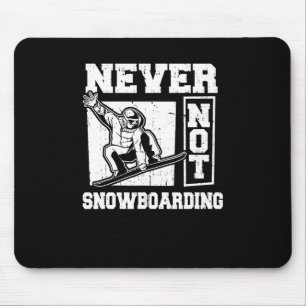 Mousepad Snowboard Winter Sports - Snowboard Snowboard Snow