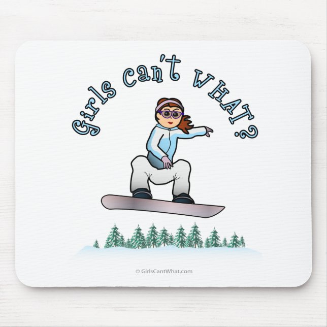 Mousepad Snowboarder Vermelha (Frente)