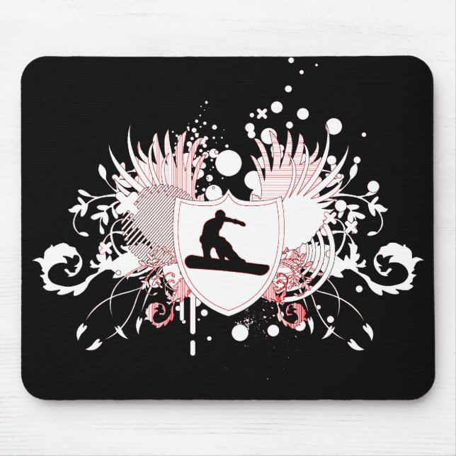 Mousepad snowboarding. de alta fidelidade (Frente)