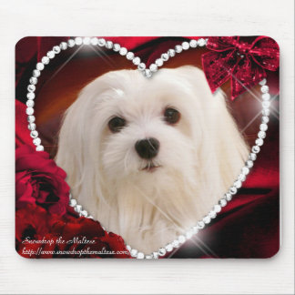 Mousepad Snowdrop o tapete do rato maltês