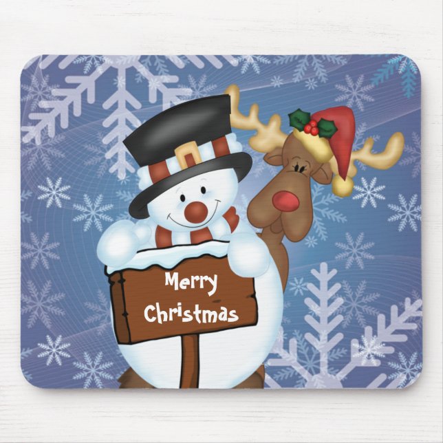Mousepad Snowman (Frente)