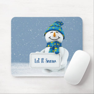 Mousepad Snowman com Sinal de NEVE de TI