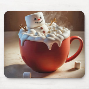 Mousepad Snowman de chocolate quente