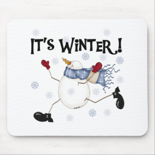 Mousepad Snowman, é o inverno