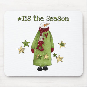 Mousepad Snowman Tis the Season