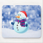Mousepad Snowman Winter Merry Christmas Snow<br><div class="desc">Snowman Winter Merry Christmas Snow Mousepad.</div>