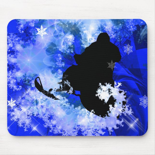 Mousepad Snowmobiling na avalancha (Frente)