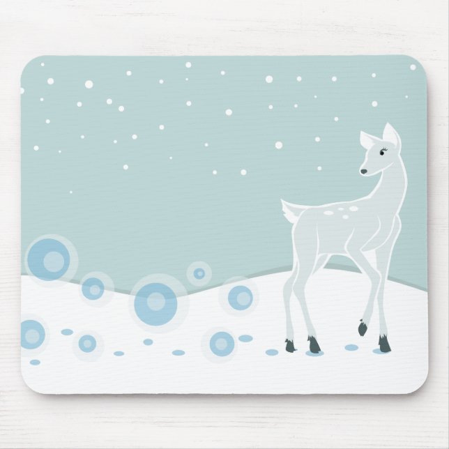 Mousepad Snowy Deer (Frente)