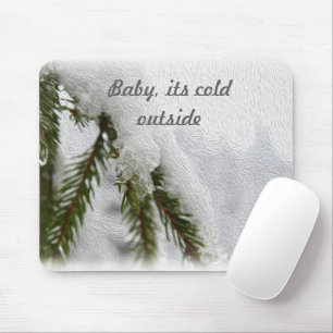 Mousepad Snowy Pines