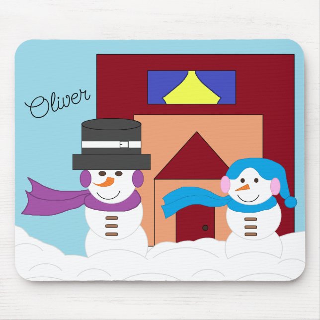 Mousepad Snowy Winter (Frente)