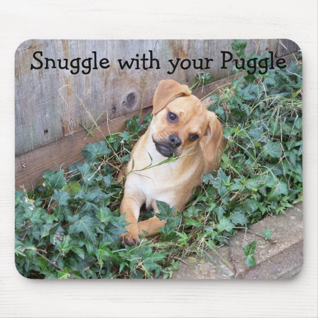 Mousepad Snuggle com seu Puggle (Frente)