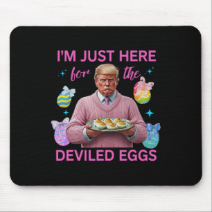 Mousepad Só estou aqui para os ovos devotos Engraçados, Eng