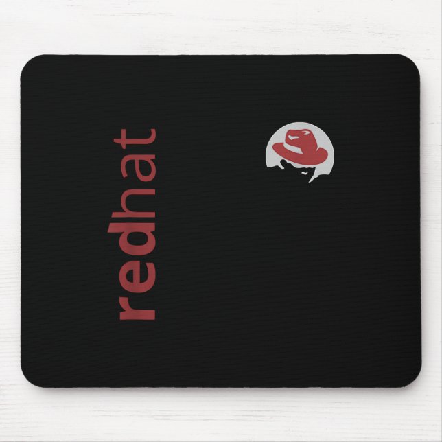 Mousepad So L do Ventilador do Red Hat Tux Penguin de Códig (Frente)