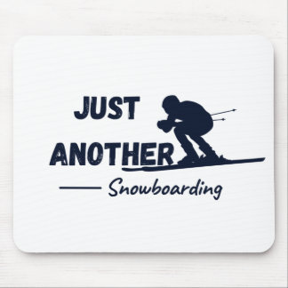 Mousepad Só mais um snowboard
