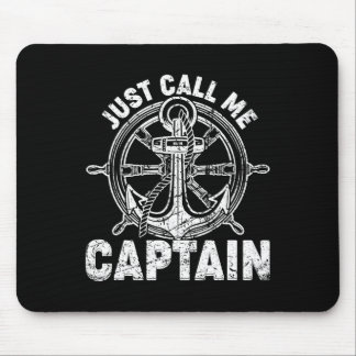 Mousepad Só Me Chame de Capitão - Marinheiro de Barco - Ânc