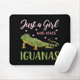 Mousepad Só Uma Garota Que Ama Iguanas