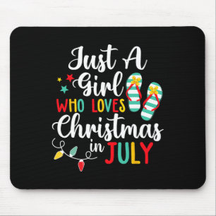 Mousepad Só Uma Menina Que Adora O Natal Em Jully Summer Se