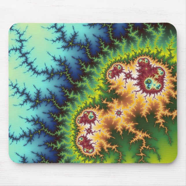Mousepad Sob A Floresta - Boca Fractal (Frente)