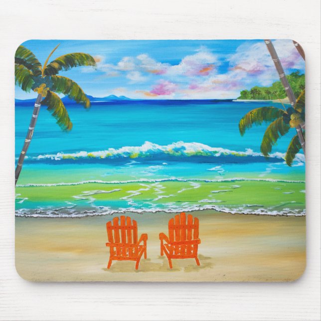 Mousepad Sob as palmeiras (Frente)