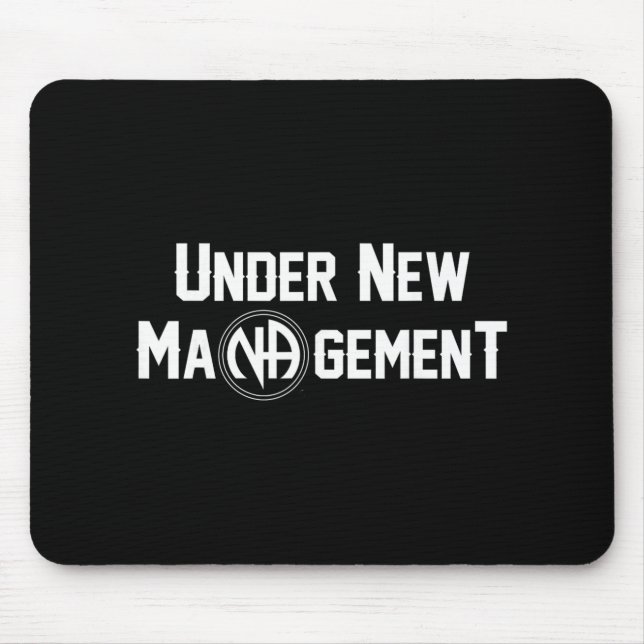 Mousepad Sob Nova Administração Design Narcóticos Anônimos  (Frente)