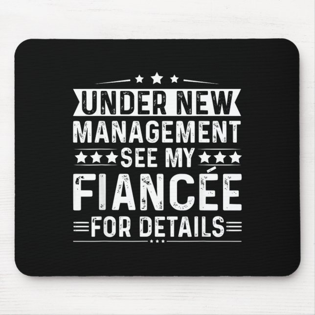 Mousepad Sob Nova Gestão Veja Minha Noiva Engajamento Diver (Frente)