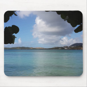 Mousepad Sob o Mar de Uva com Vista de Turquesa Oceânica