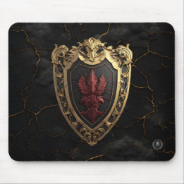 Mousepad Soberano Rubi Vermelho Barroco Gaming 