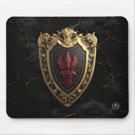 Mousepad Soberano Rubi Vermelho Barroco Gaming 