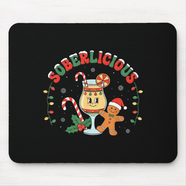 Mousepad Soberlicious Sober Funny Sobriety Recovery Aa Na H (Frente)