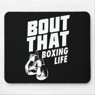 Mousepad Sobre A Camisa De Vida De Boxing - Luvas De Boxing