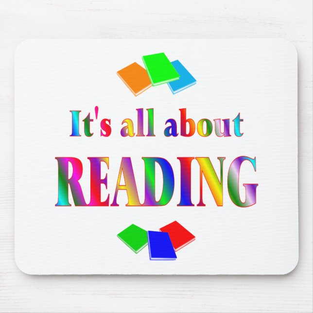 Mousepad Sobre a leitura (Frente)