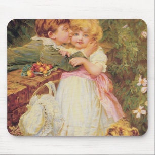 Mousepad Sobre a parede do jardim