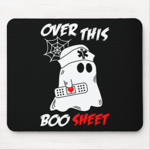 Mousepad Sobre Esta Enfermeira Fantasma De Boo Sheet