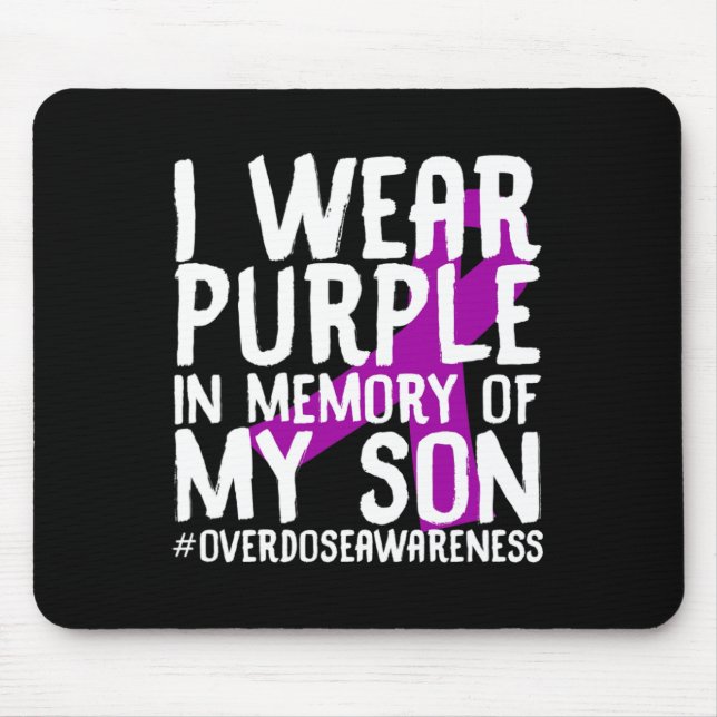 Mousepad Sobredosagem Memória Do Filho Falecido Droga Abu (Frente)