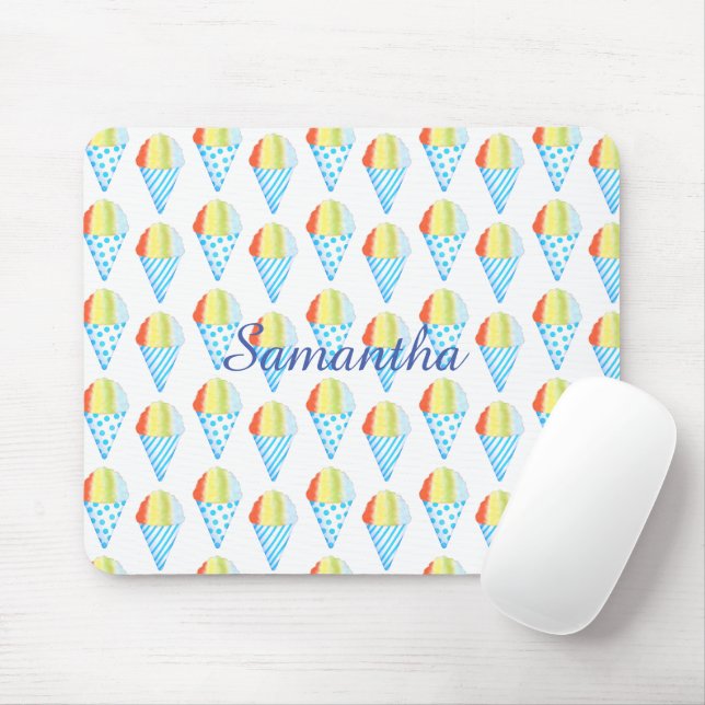 Mousepad Sobremesa de Cone Frio Colorida (Com mouse)