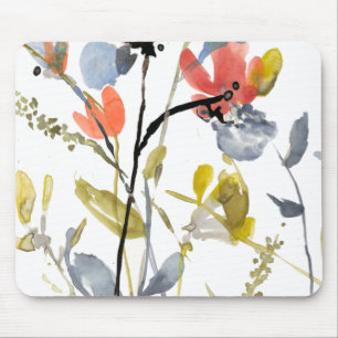 Mousepad Sobreposição de Flor - Flores e Sistemas de Aqua