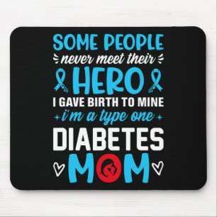 Mousepad Sobrevivência do Tipo 1 - Mulheres T1 Diabetes A