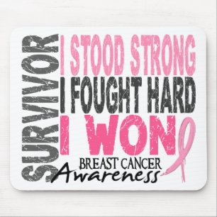 Mousepad Sobrevivente 4 do cancro da mama