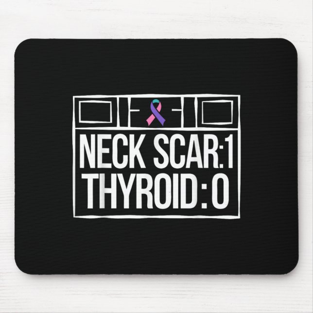 Mousepad Sobrevivente à Remoção da Tireoide Derrotando a Ti (Frente)