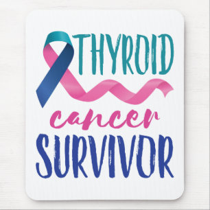 Mousepad Sobrevivente de câncer da tiroide