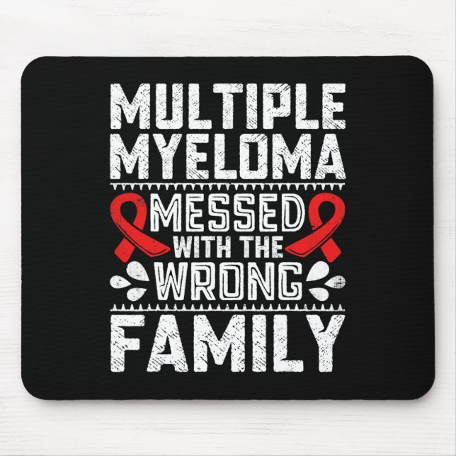 Mousepad Sobrevivente de câncer Sanguíneo Mieloma Celular M (Frente)