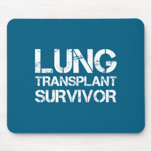 Mousepad Sobrevivente de Transplante de Pulmão Conscientiza