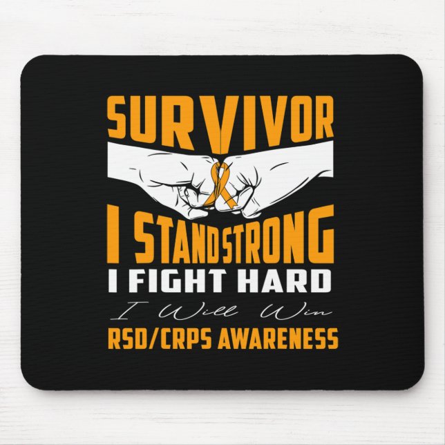MOUSEPAD SOBREVIVENTE I MANTÉM FORTE CONSCIÊNCIA RSD CRPS (Frente)