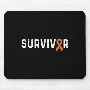 Mousepad Sobrevivente Laranja De Fita De Sensibilização
