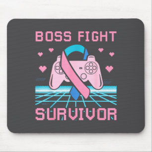 Mousepad Sobrevivente Lutador de Chefe Conscientizador do C