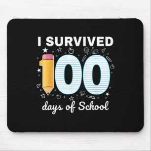 Mousepad Sobrevivi 100 Dias De Escola Alunos Professores 10