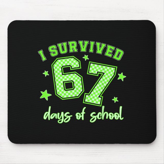 Mousepad Sobrevivi 67 Dias De Alunos Professores 100 (Frente)