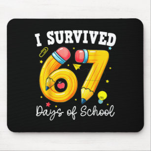 Mousepad Sobrevivi 67 Dias De Escola Engraçado 67 Meme Prof