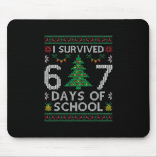 Mousepad Sobrevivi 67 Dias De Escola Engraçado Seis Sete Me