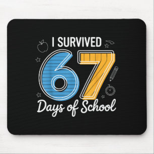 Mousepad Sobrevivi 67 Dias De Escola Piada Engraçada Profes
